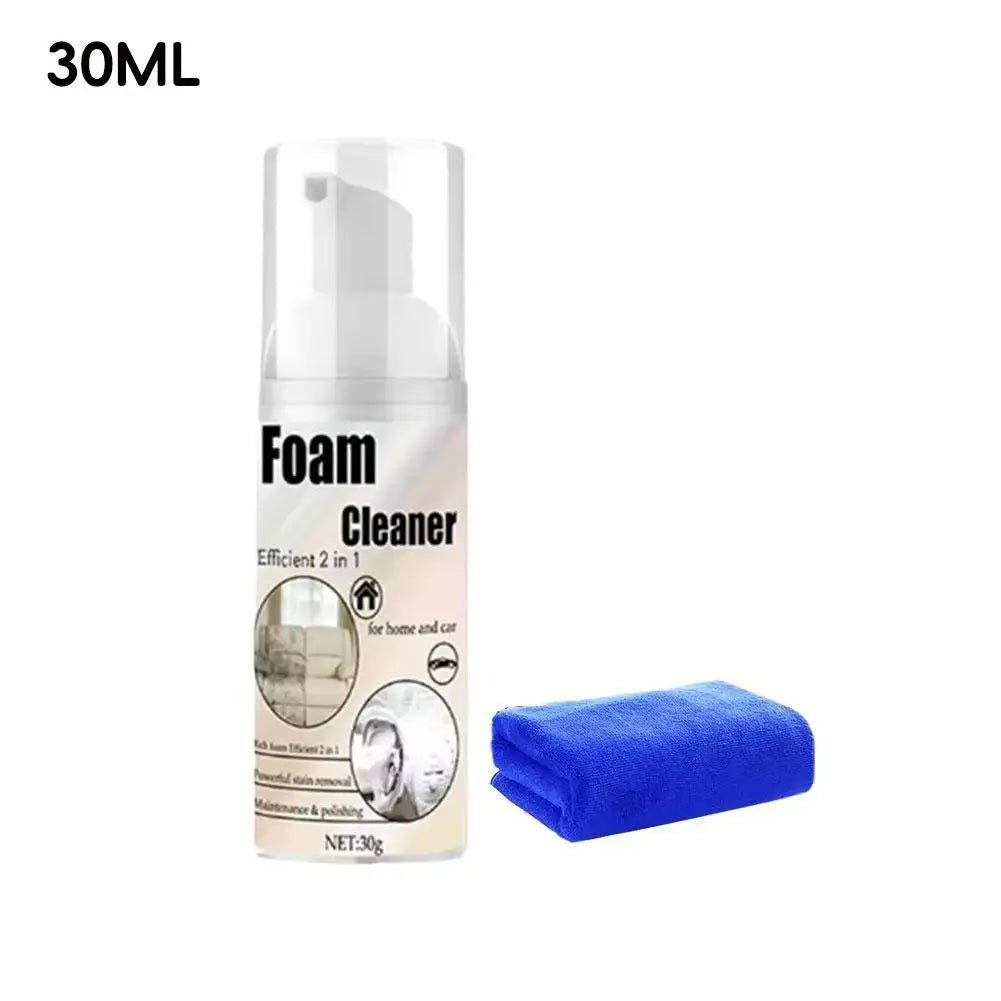 Remove Car Seats Carpets Ceilings Stains Multiple Effects Decontamination Maintenance Polishing Cleaning Tools 30g Foam Cleaner Peaceful Pleasures Health and Wellness 30ml
