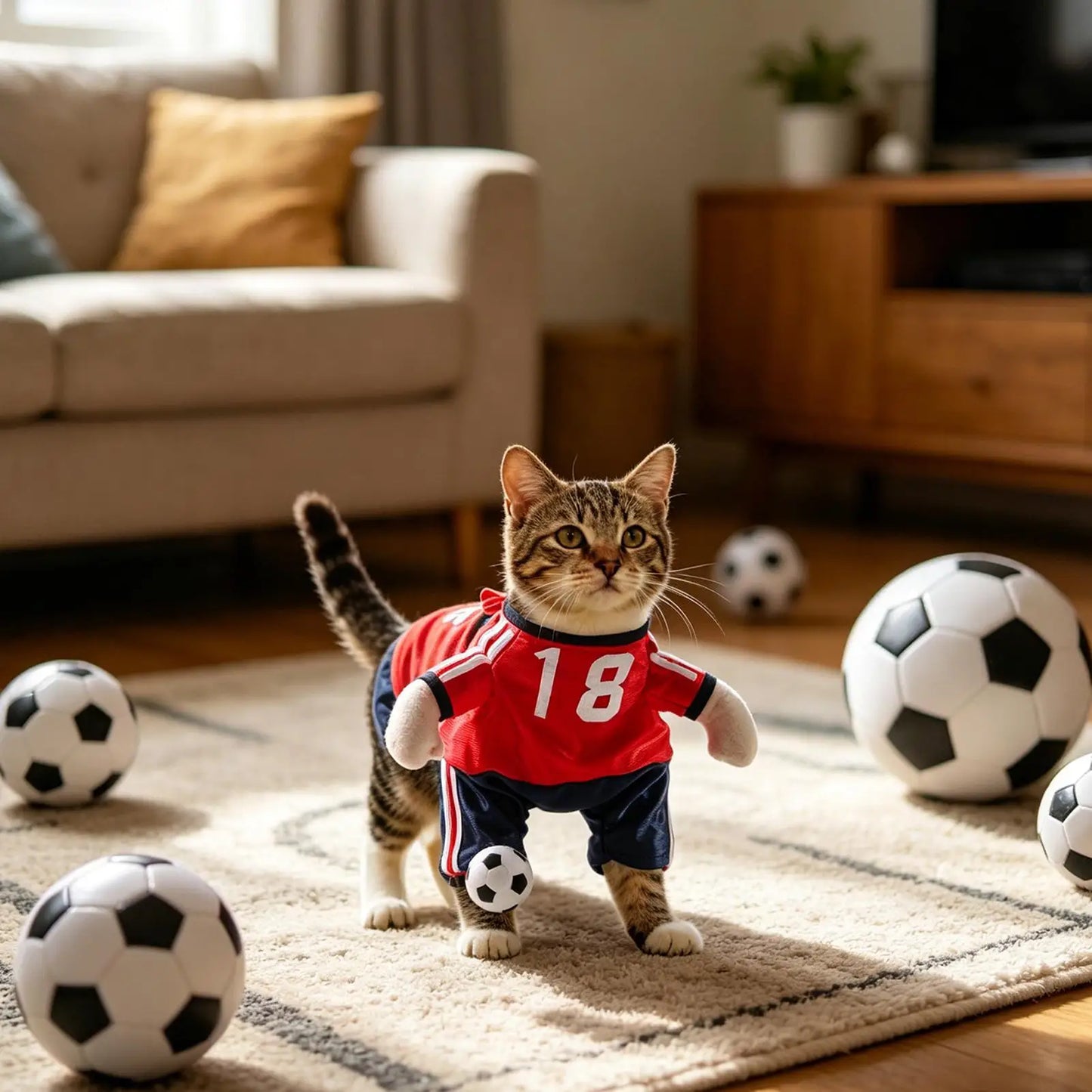 Dog & Cat Soccer Jersey | Breathable Pet Shirt for Summer