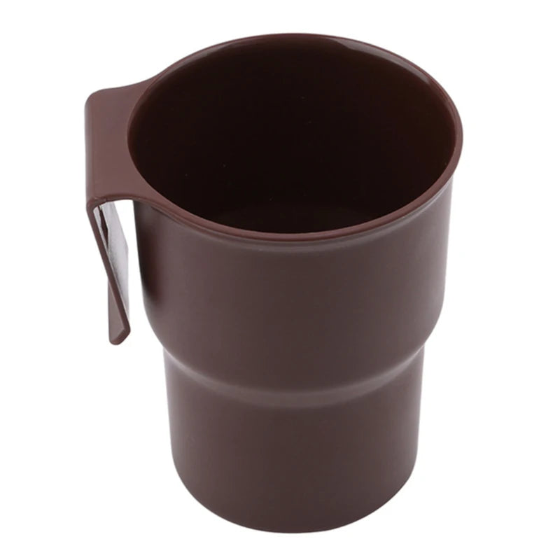 Car Cup Holder Hanging Air Vent Outlet Door Mount Bottle Drinks Holders Mobile Phone Holder Auto Multifunctional Garbage Can Peaceful Pleasures Health and Wellness brown 2pcs