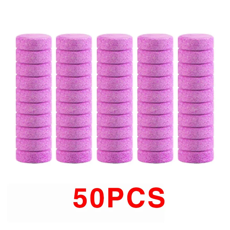 Car Windshield Cleaning Effervescent Tablets | Streak-Free Glass