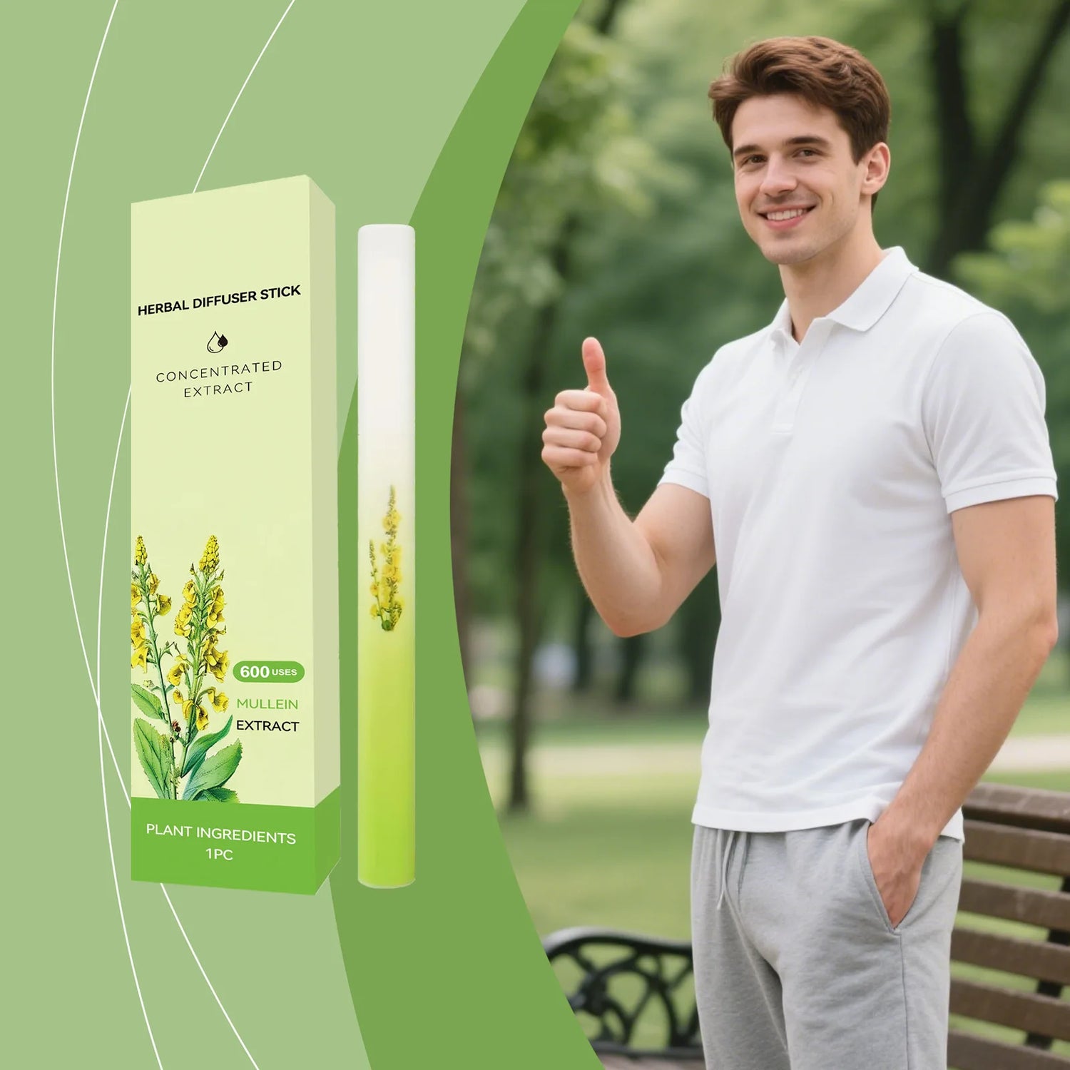 Herbal Aromatherapy Diffuser Pen – Natural Lung Cleanse Inhaler Aromatherapy Inhaler Peaceful Pleasures Health and Wellness