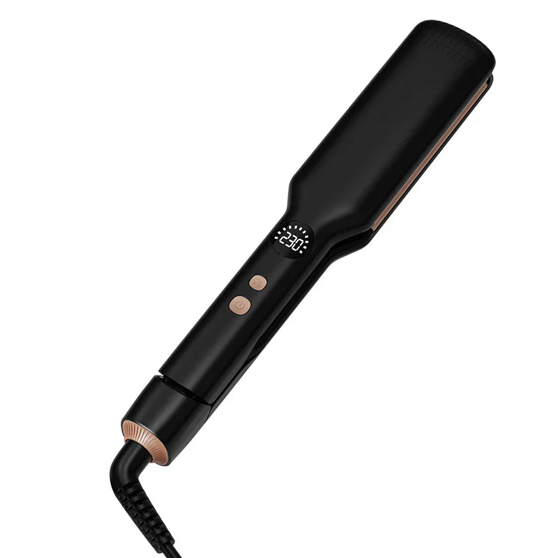 URGGU Wide Plate Hair Straightener – Oil Coating & PTC 60W