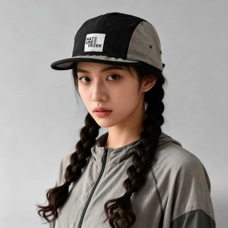 Korean Baseball Cap – Sun Protection Quick-Dry Unisex Flat Brim