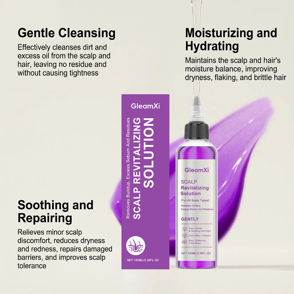 GleamXi Scalp Cleansing Shampoo – Dandruff & Oil Control