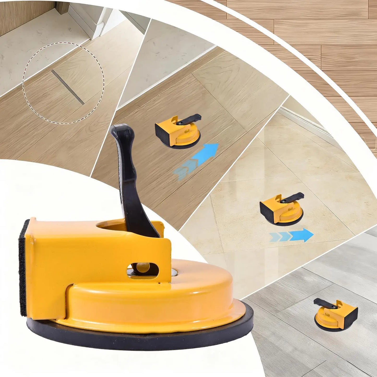 Laminate Floor Gap Repair Tool – Suction Grip Floor Fixer