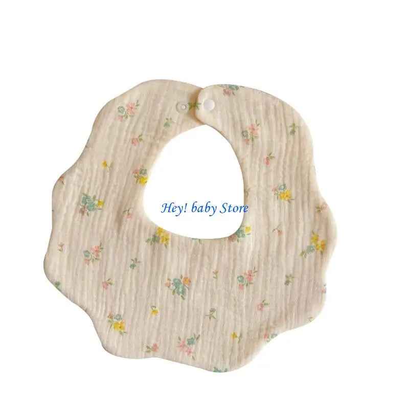 6-Layer Gauze Baby Drool Bib & Burp Cloth for 0–12 Months