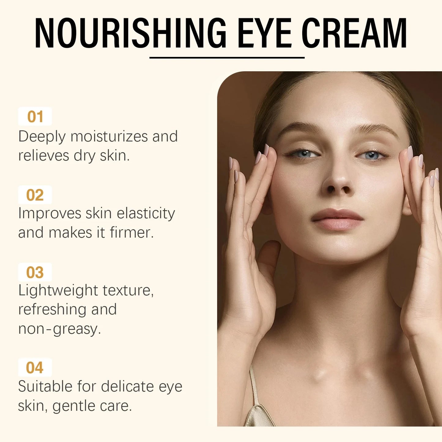 5D Peptide Eye Cream – Dark Circles, Wrinkles & Firming
