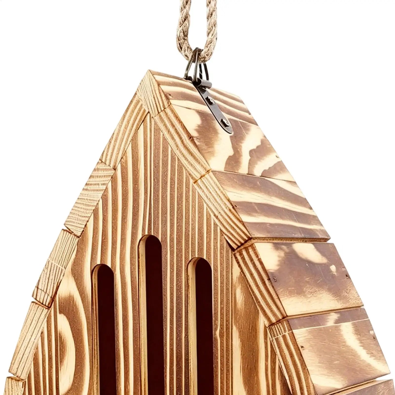 Wooden Butterfly House & Feeder – Hangable Garden Habitat Butterfly House Feeder Peaceful Pleasures Health and Wellness