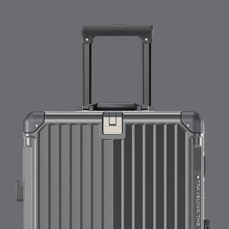 Suitcase Carry On Luggage Holder Hard Shell Rolling Travel Suitcase with Spinner Wheels 20 24 26 28 30 Inch Luggage Peaceful Pleasures Health and Wellness Gray Aluminum Frame 30 inch