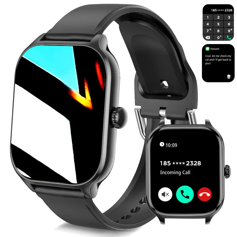 LAXASFIT H9 Smart Watch – Bluetooth Calls & Fitness Tracker
