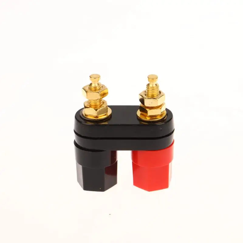 New 1/5Pcs Banana Plugs Couple Terminals Red Black Connector Amplifier Terminal Binding Post Banana Speaker Plug Jack Peaceful Pleasures Health and Wellness 1Pc