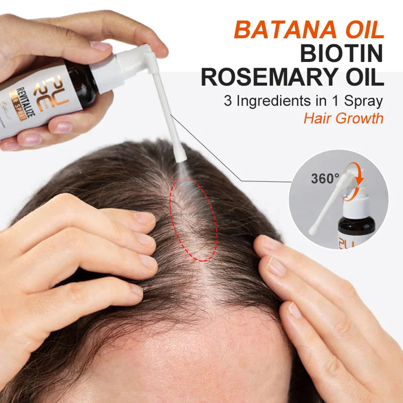 PURC Batana Hair Growth Set – Oil, Spray & Mask | Rosemary & Biotin