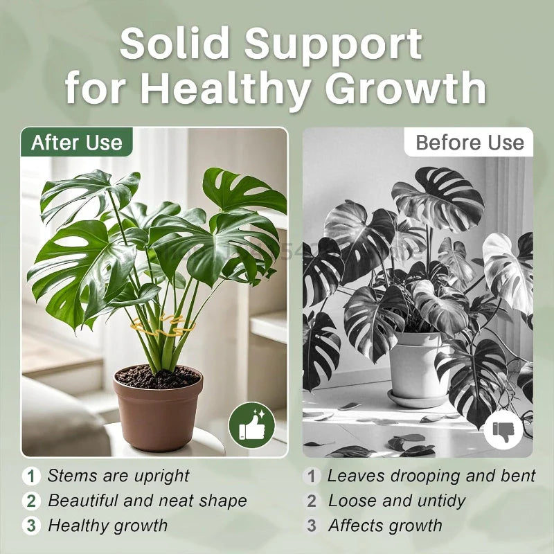 Adjustable Metal Plant Stem Support Clips | Vine & Flower Trainer