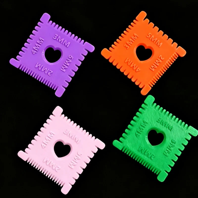 Manual Sewing Tool Needle Thread Ruler Containing 2 3 4 Spacing
