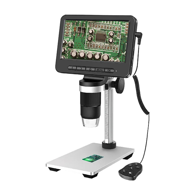 5-Inch Screen Digital Microscope Supports Wifi Same Screen Connection for Computer Measurement Peaceful Pleasures Health and Wellness