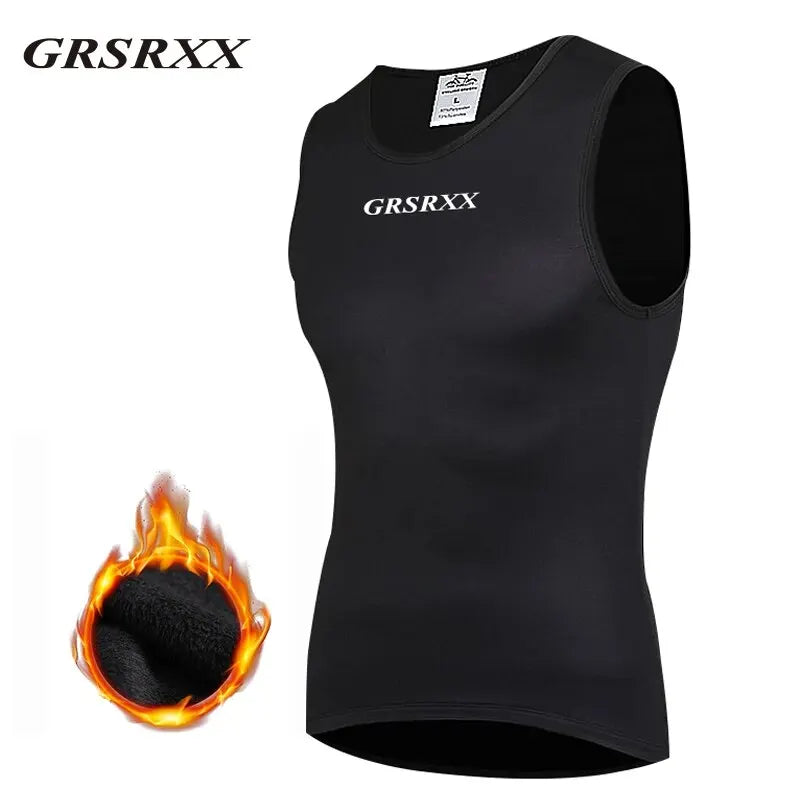 Winter Fleece Cycling Vest – Thermal Base Layer Men & Women