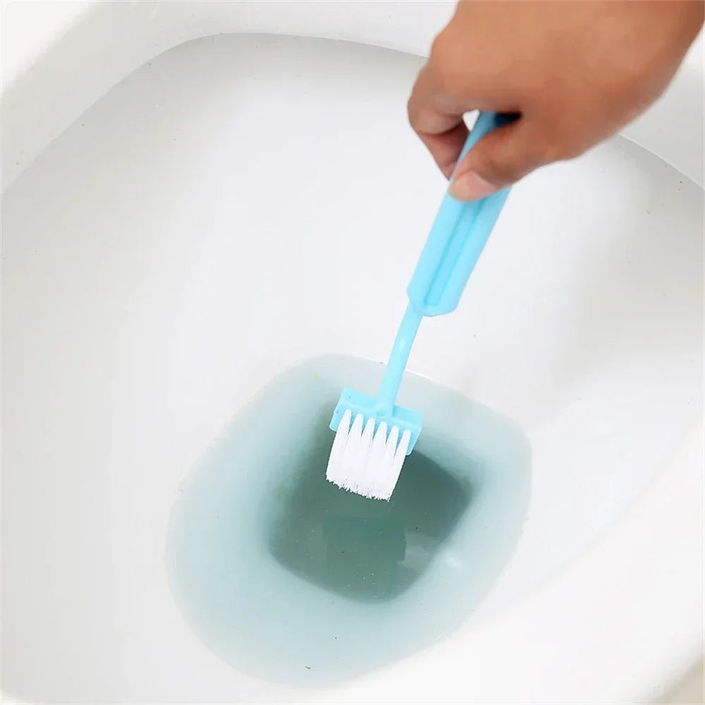 V-Shape Long Handle Toilet Brush – No Blind Spot Crevice Cleaner Toilet Brush Peaceful Pleasures Health and Wellness