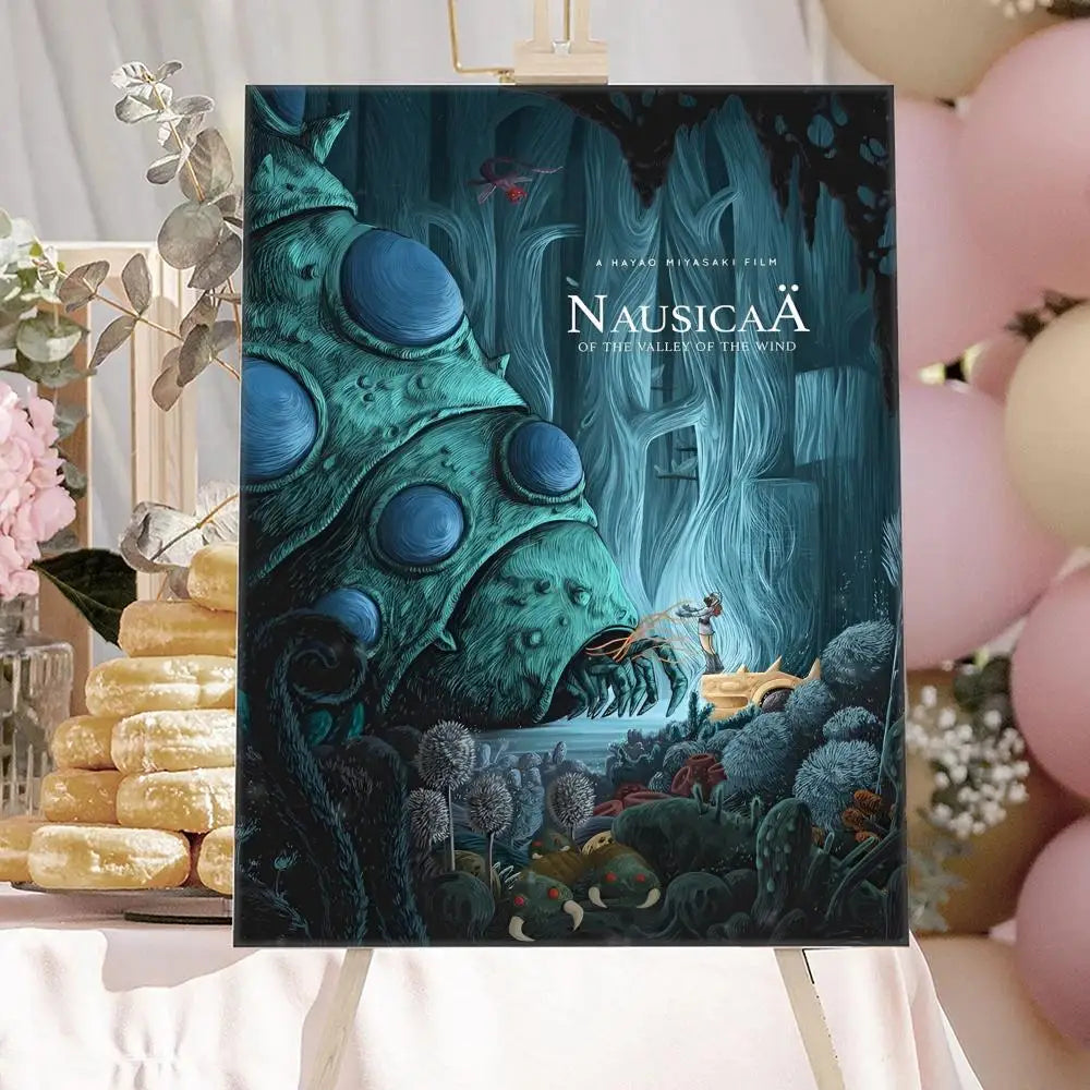 Nausicaä Valley of the Wind Anime Canvas Poster | Wall Art