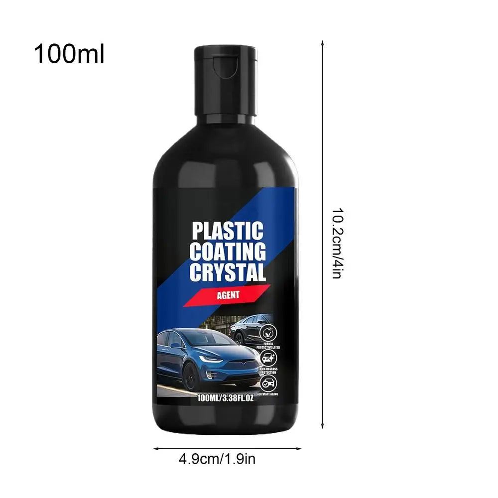 100ml Car Trim Restorer | Scratch Repair Coating for Plastic & Rubber