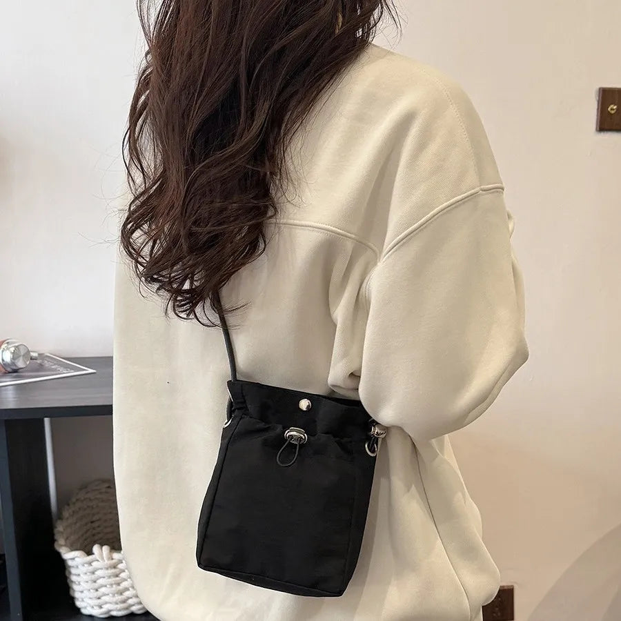 Nylon Crossbody Phone Purse | Small Smartphone Bag & Zipper