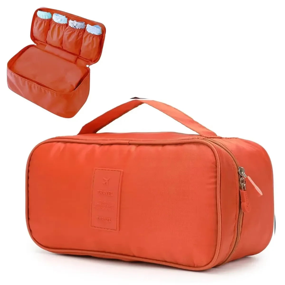 Portable Travel Organizer Bag – Bra, Underwear & Toiletry Case