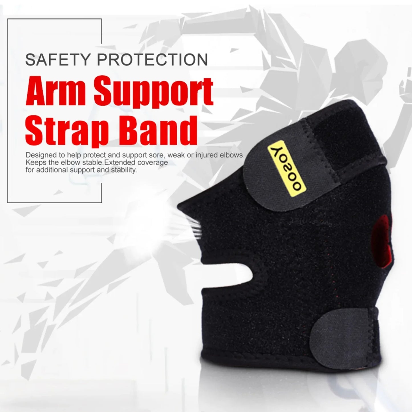 Adjustable Neoprene Tennis Golfers Elbow Brace Wrap Arm Support Strap