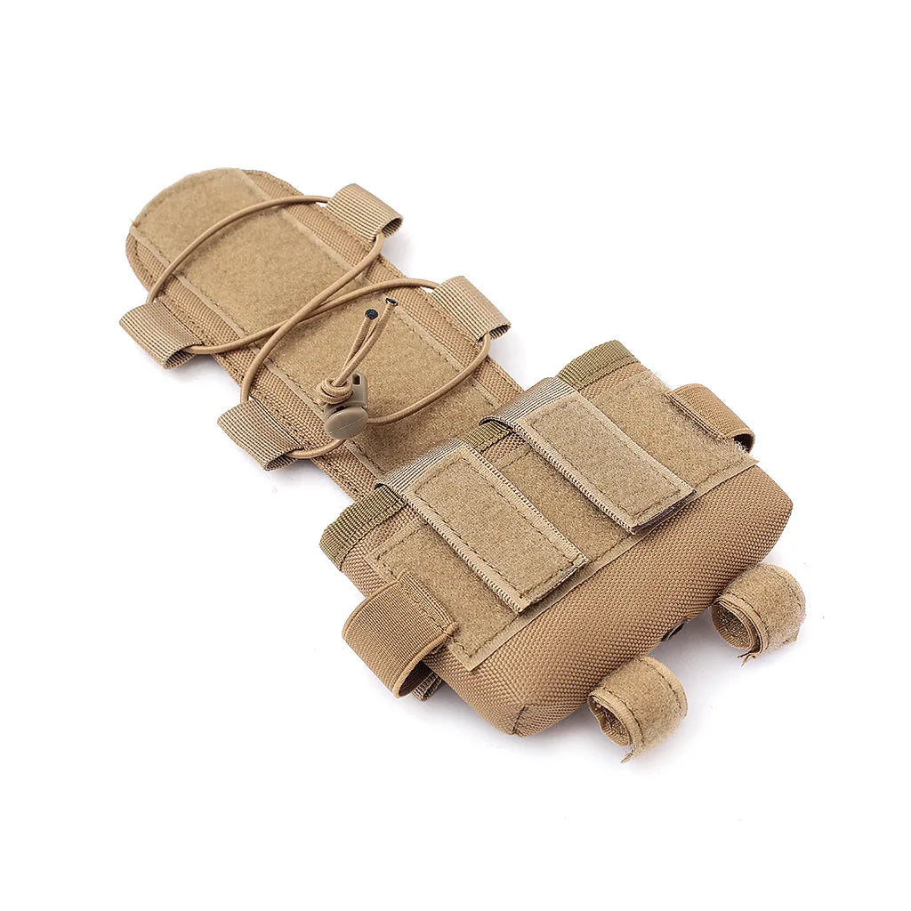Tactical Helmet Battery Pouch MK2 Battery Pack Accessory Helmet Counterweight Pack Airsoft Hunting FAST Helmet Accessories ﻿ Peaceful Pleasures Health and Wellness Khaki