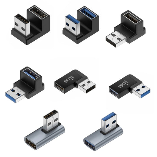 90 Degree USB 3.0 Male to Female Right Angle Extension Adapter USB Upward Elbow Adapter 10Gbps For Laptop PC Connector Converte Peaceful Pleasures Health and Wellness