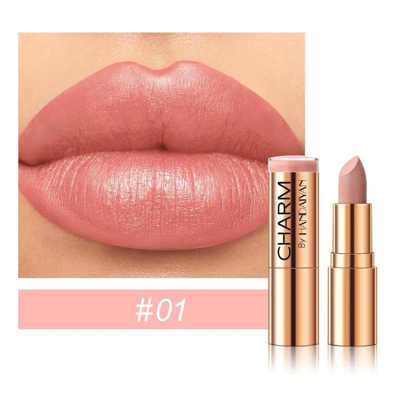 Long-Lasting Hydrating Waterproof Lipstick | Full Coverage