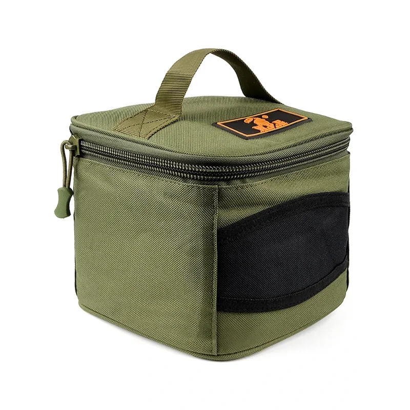 2026 Durable Oxford Fabric Reel Bag, Universal Portable Green Tackle Pouch Fit 500-10000 Series Fishing Reel Peaceful Pleasures Health and Wellness