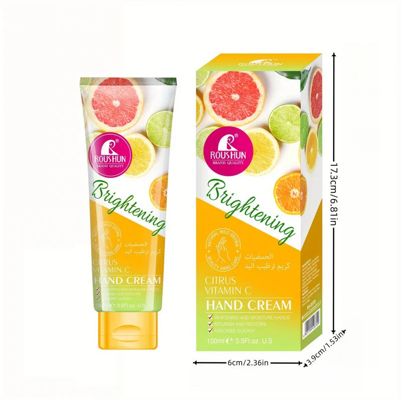 ROUSHUNVitaminCHand cream vitamin C hand creamMoisturizing Refreshing Non-Greasy Hand Care Hydrating Moisturizing Hand Cream,Sui Peaceful Pleasures Health and Wellness