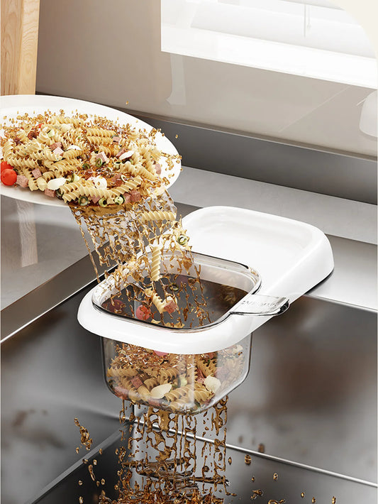 1pcs Kitchen Sink Drain Basket Suction Cup Sink Filter Rack Leftovers Soup Food Drainer Shelf Kitchen Shelf Peaceful Pleasures Health and Wellness