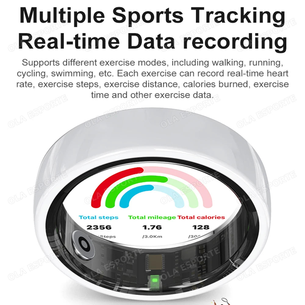Ola Esporte Smart Ring – Heart Rate, Sleep & Stress Tracker