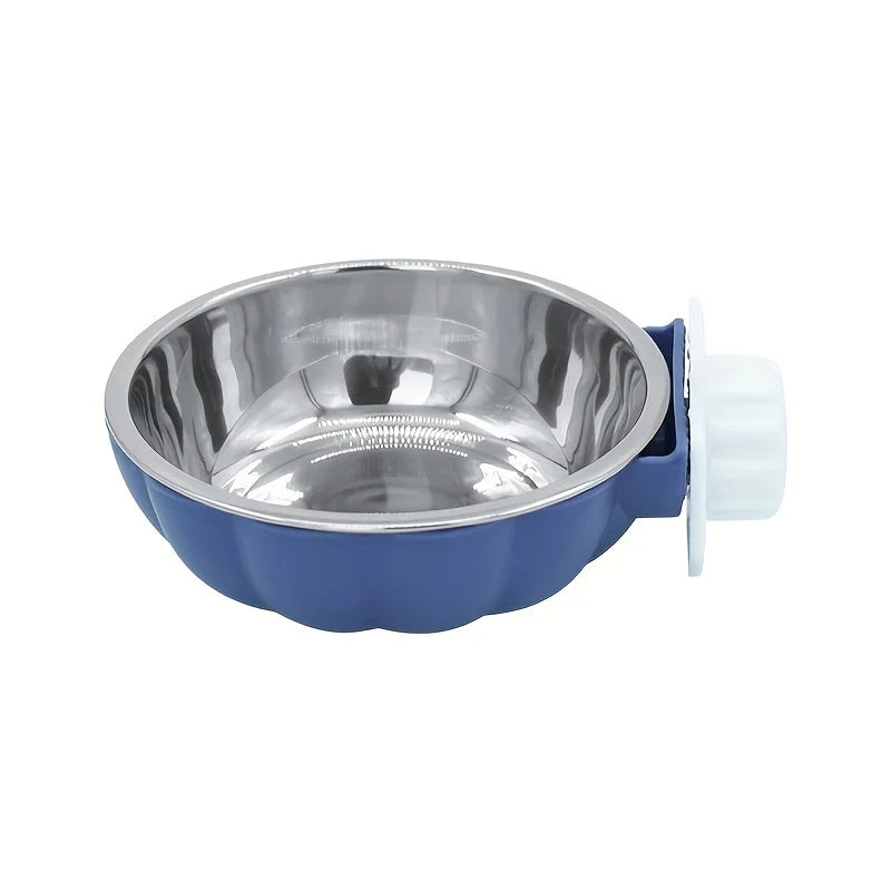 Pumpkin Cage Bowl for Small Pets – Hanging Food & Water Feeder