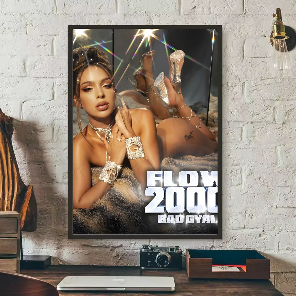 B-Bad G-Gyal HD Waterproof Wall Poster – Modern Home Decor Wall Art Poster Peaceful Pleasures Health and Wellness