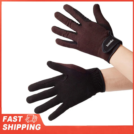 Professional Horse Riding Gloves Equestrian Horseback Men Women Peaceful Pleasures Health and Wellness