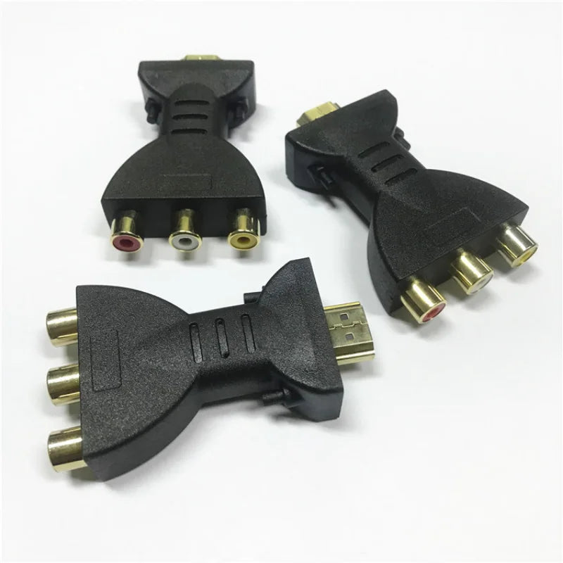 For HD TV BOX HD 1080P RCA AV To HDMI-compatible Composite Adapter Converter AV2HDMI Audio Video Cable HDMI TO AV with USB Cable Peaceful Pleasures Health and Wellness