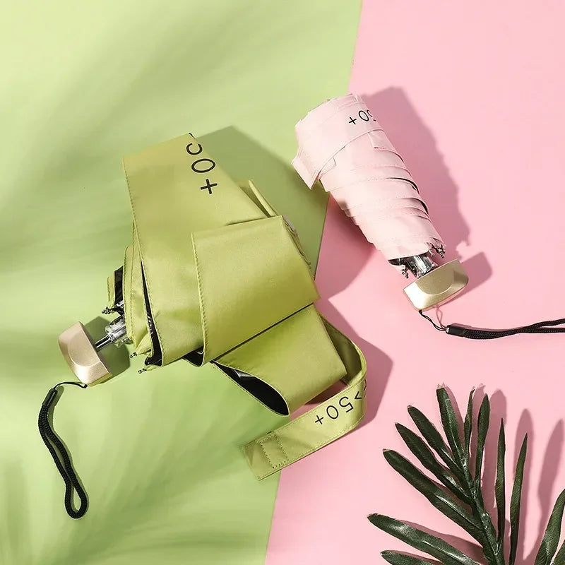 Mini UV Pocket Parasol – Folding Sun & Rain Umbrella