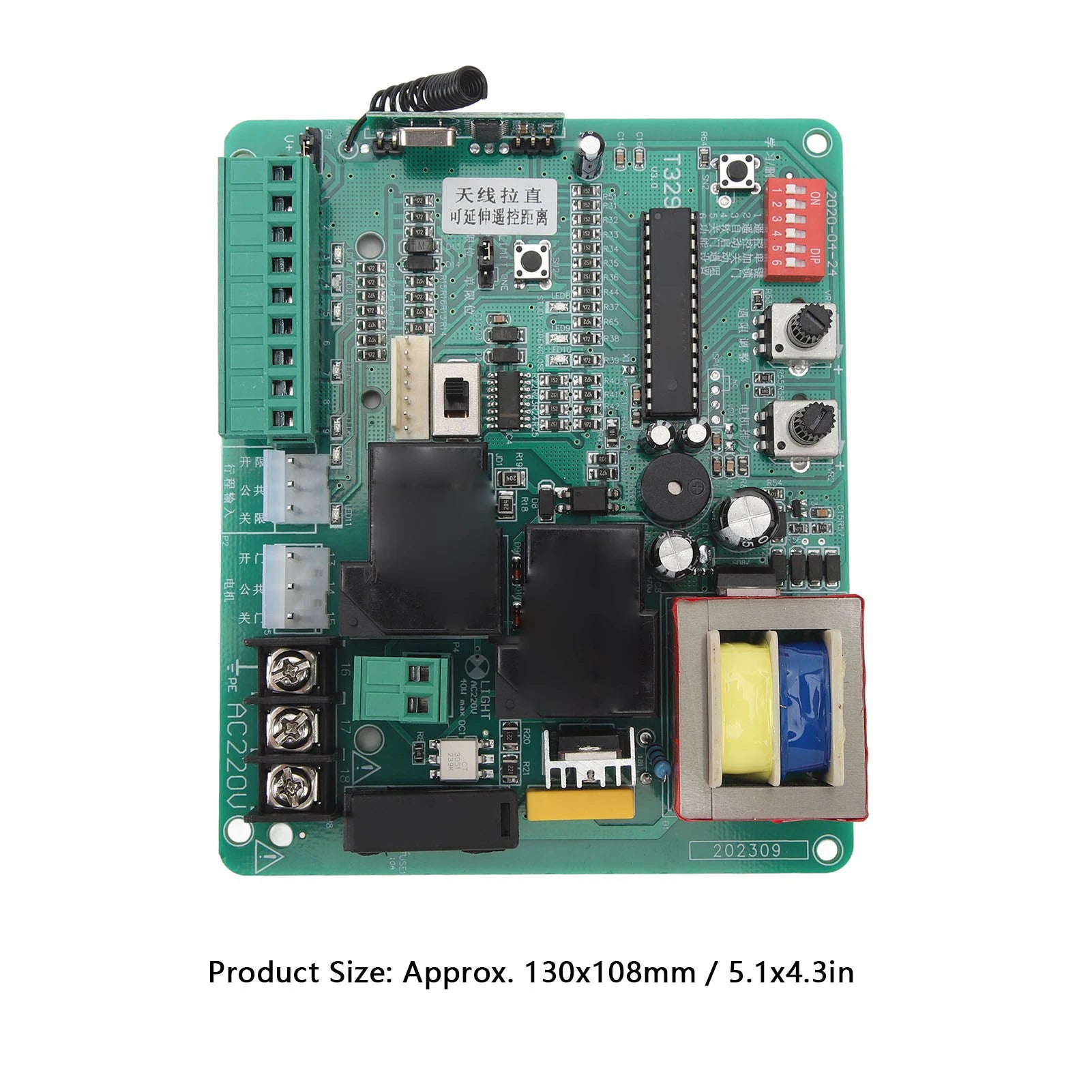 Sliding Gate Opener Control Board Accurate Automatic Door Opener Control Board Stable Easy Install Anti Interference for Home Peaceful Pleasures Health and Wellness