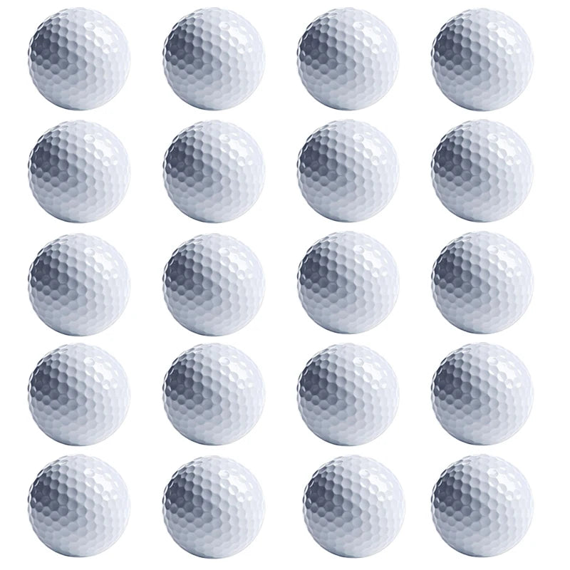 High quality 10/20Pcs Golf Balls Driving Range Double-layer Match Ball Colored Durable Golf Training Practice Ball for Match Use Peaceful Pleasures Health and Wellness 20pcs