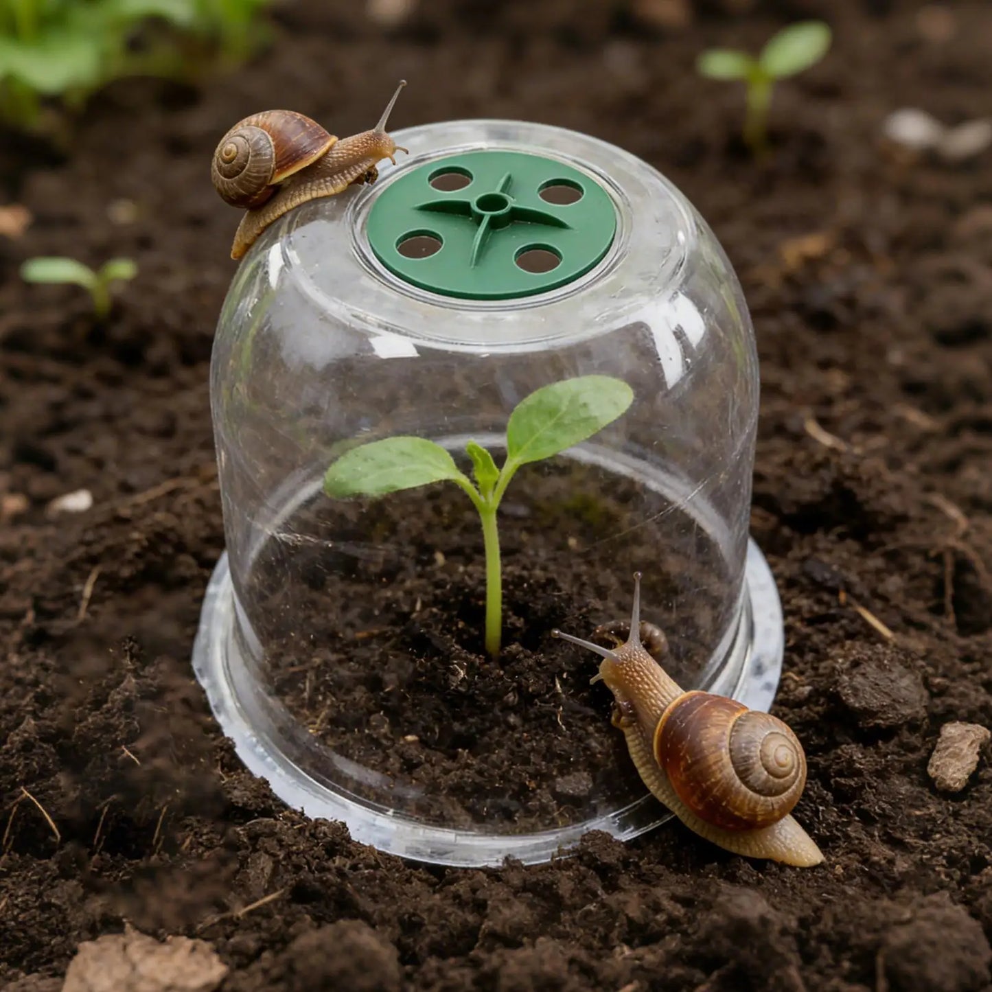 Plant Bell Cloche Cover – Frost & Cold Protection for Seedlings