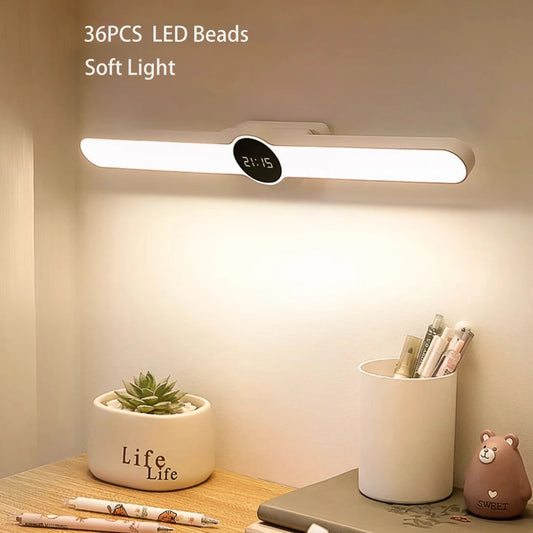 Eye Protection LED Desk Lamp Learning Special Charging College Student Dormitory Magnetic Suction Ceiling Desk Peaceful Pleasures Health and Wellness