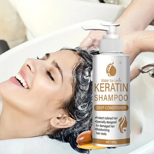 Keratin Shampoo with Biotin & Collagen | Deep Moisture & Color Care Keratin Repair Shampoo Peaceful Pleasures Health and Wellness