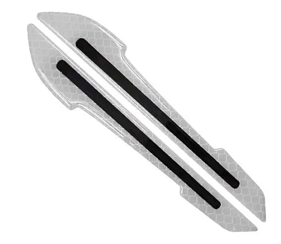 Reflective Stickers Warning Strip Tape Traceless Protective Car Sticker Warn on Car Rearview Mirror Exterior Auto Accessories Peaceful Pleasures Health and Wellness 1pair 1