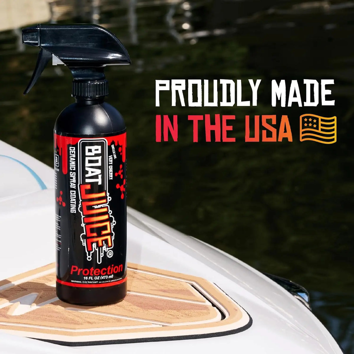 Boat Juice Protection Boat Ceramic Coating Wax Spray Marine Superior Shine Protection Scent Marine Detailing Cleaning Peaceful Pleasures Health and Wellness