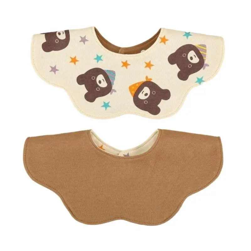 Double-Sided Cotton Baby Bib | 360° Toddler Burp Cloth