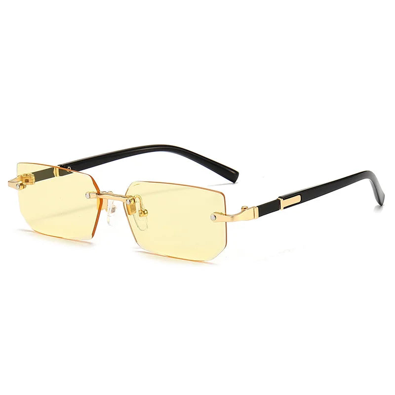 Women's Frameless Square Jelly Sunglasses UV400 | Colorful