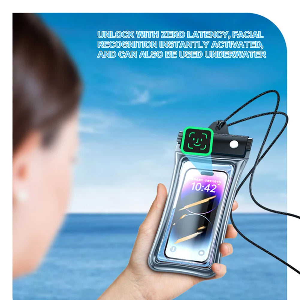 Floating Waterproof Phone Pouch Universal Water Resistant Phone Case Px8 Cellphone Dry Bag Essential For Outdoor Water Sport Peaceful Pleasures Health and Wellness