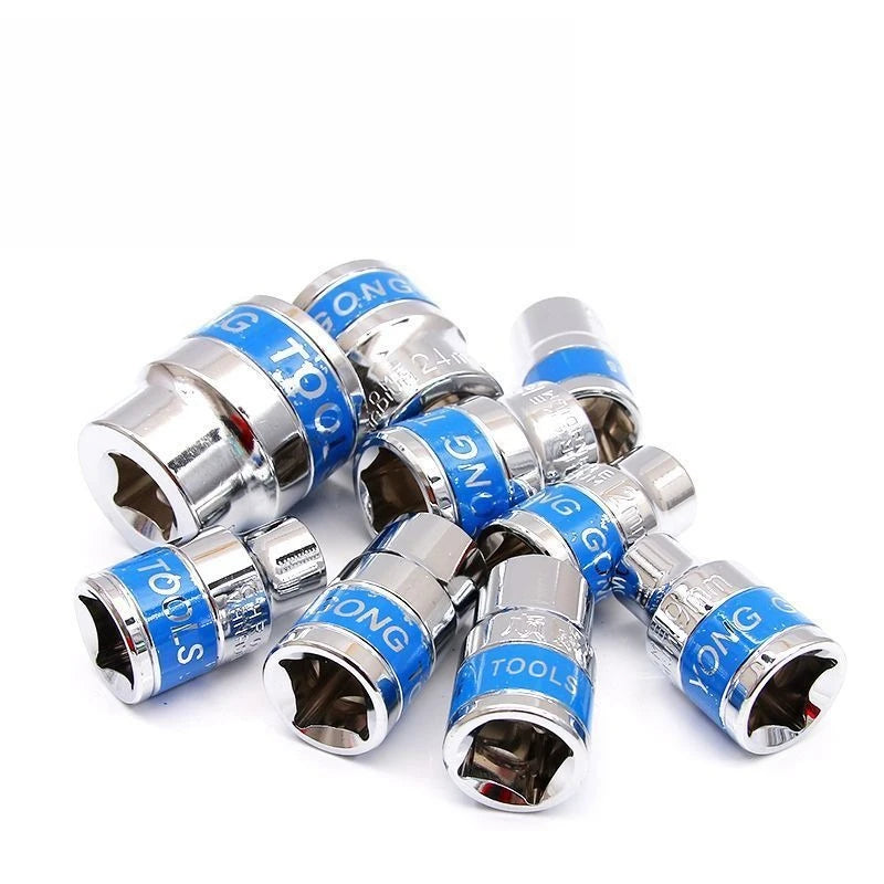 1/2Inch Blue Drive Short Hex Sockets for Nut Removal 8-32mm Socket Spanner, CR-V Steel Socket Set For 1/2 Socket Set Peaceful Pleasures Health and Wellness