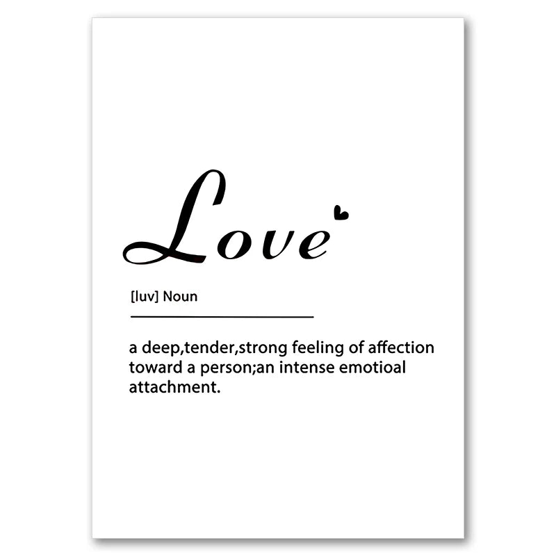 Black And White Line Drawing Couple Kiss Canvas Prints Heart Art Painting Hand In Hand Poster Minimalist Pictures Home Decor Peaceful Pleasures Health and Wellness